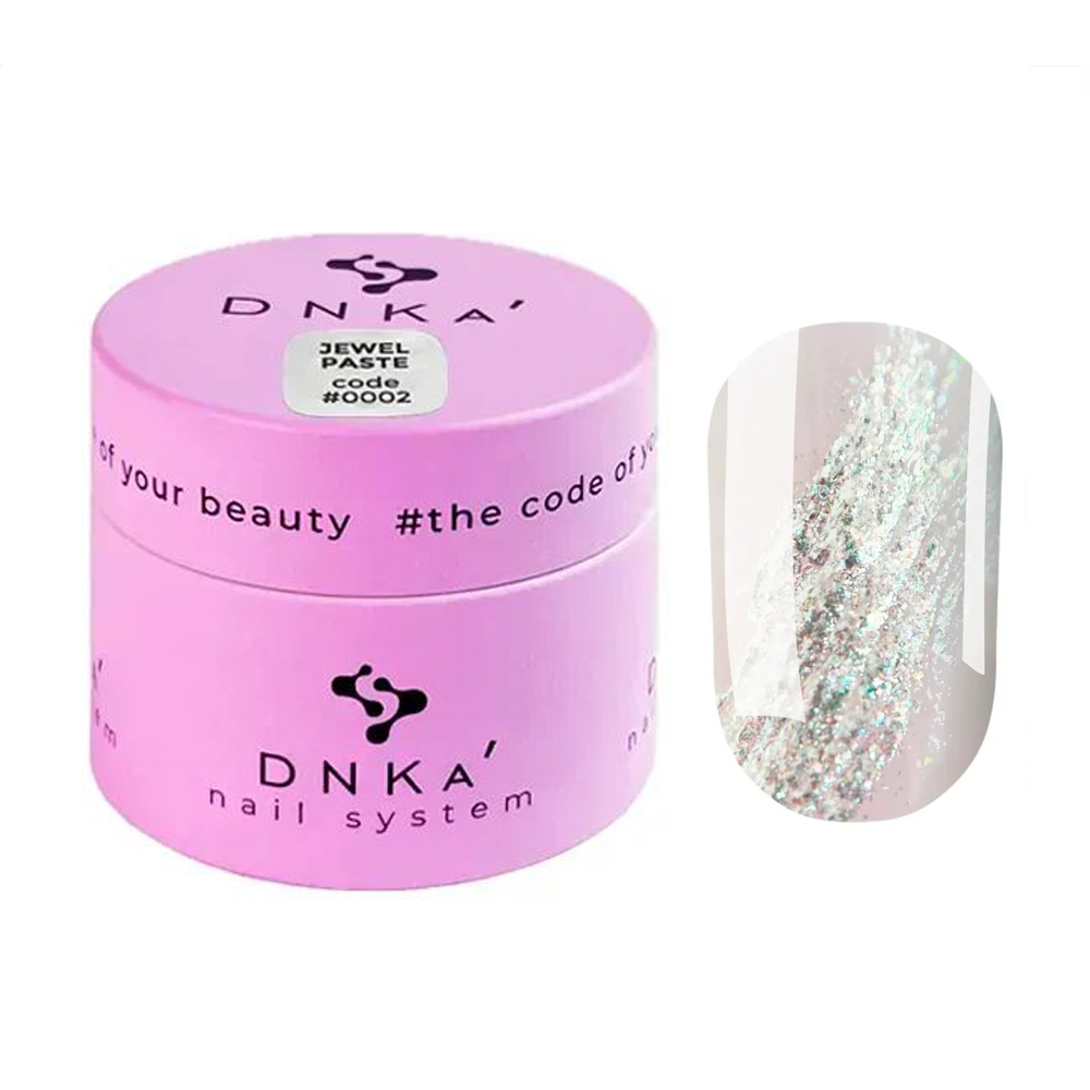 Гель-паста для дизайну нігтів DNKa' Jewel Paste 0002, 5 мл